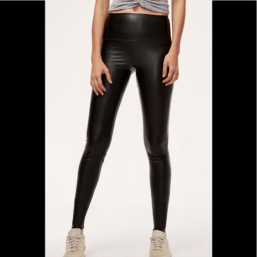 Aritzia NWT Wilfred Free Daria Leather Pant Sz S